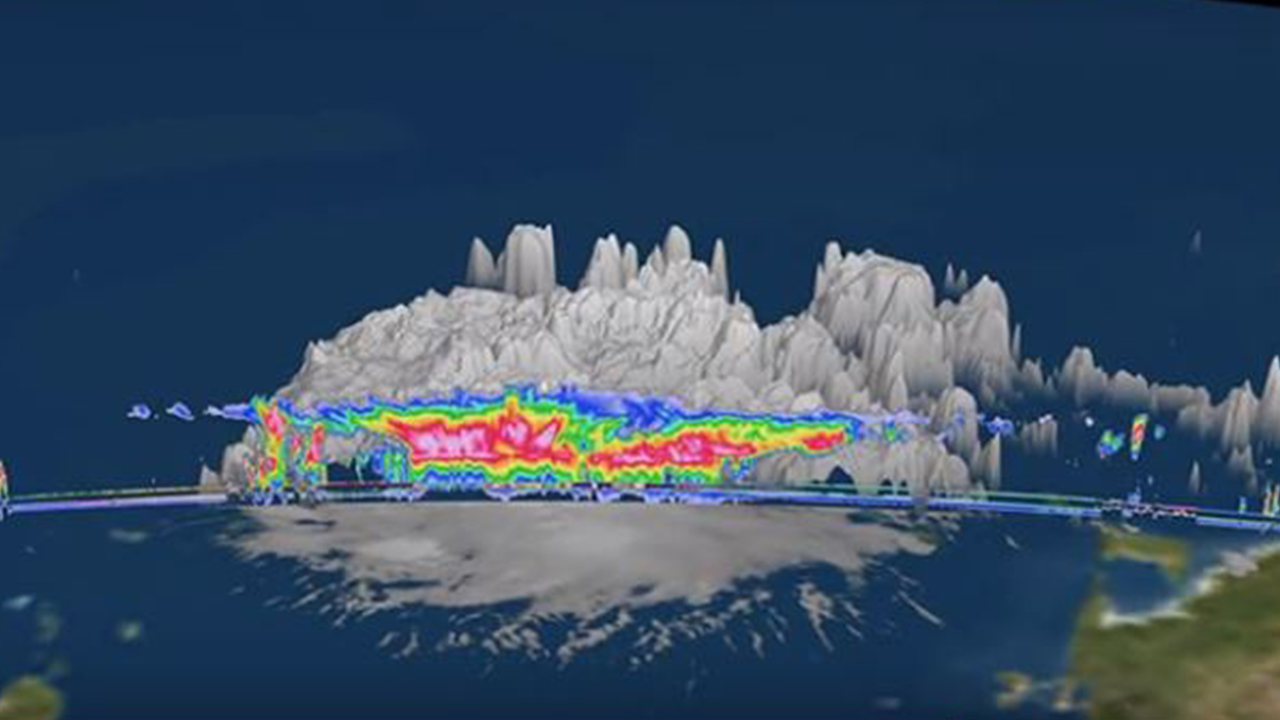 NASA satellite creates 3-D map of Dorian’s clouds