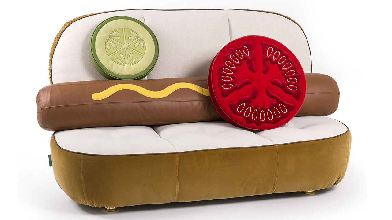 Get the hot dog couch of your dreams – or nightmares – for $7100