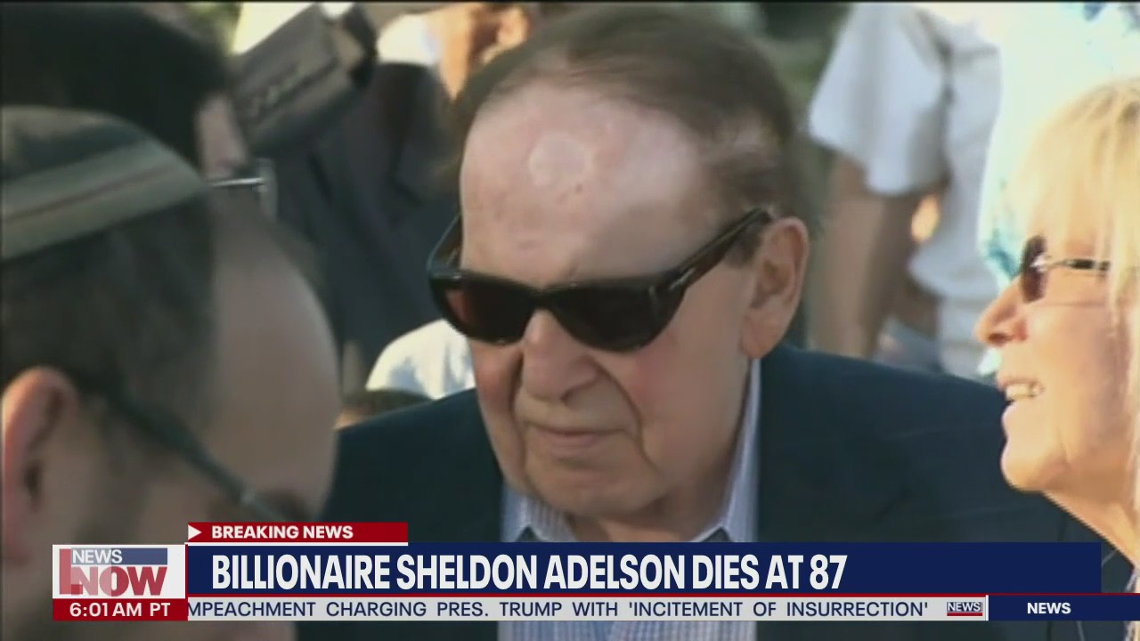 Billionaire Sheldon Adelson dies at 87