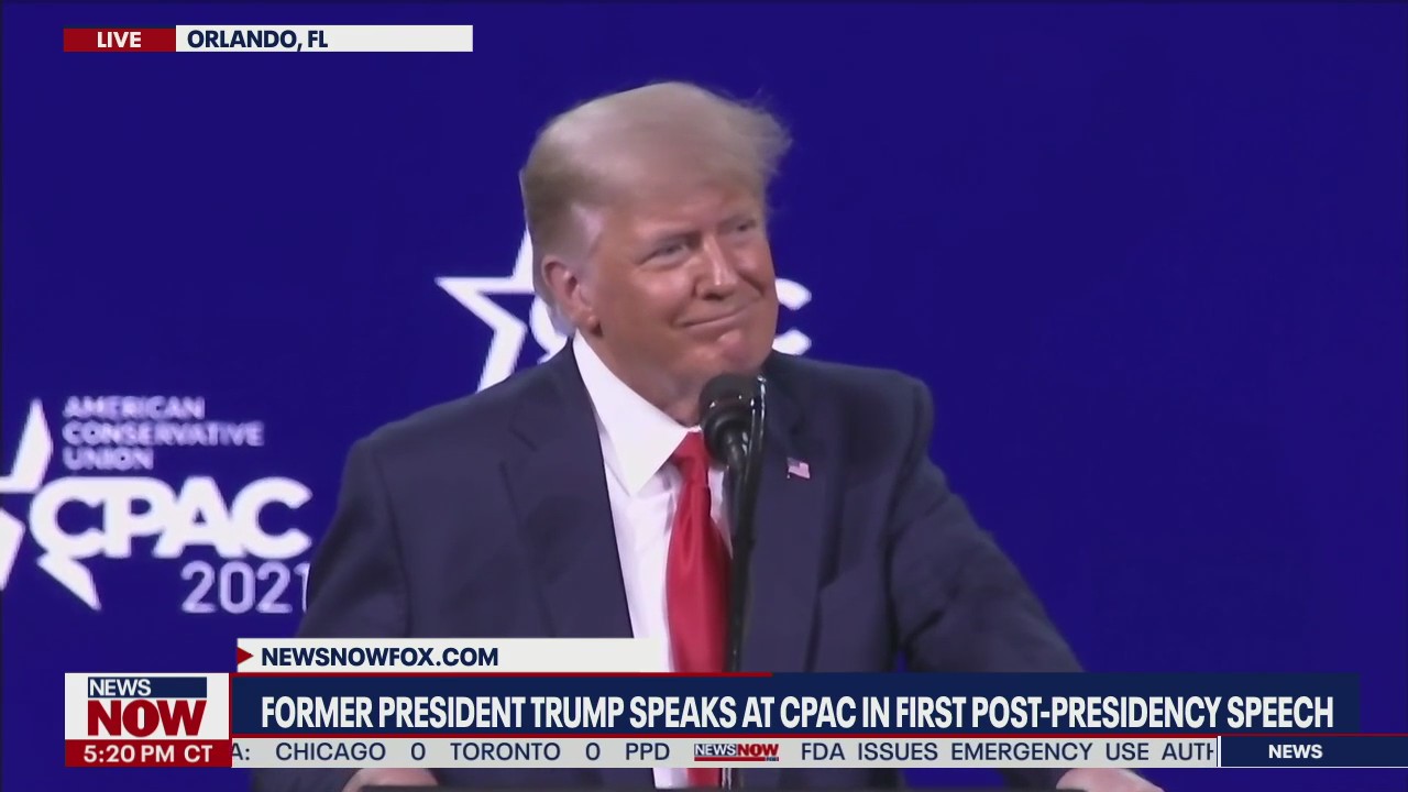 Trump says Republicans will take back House, Senate and White House at CPAC 2021
