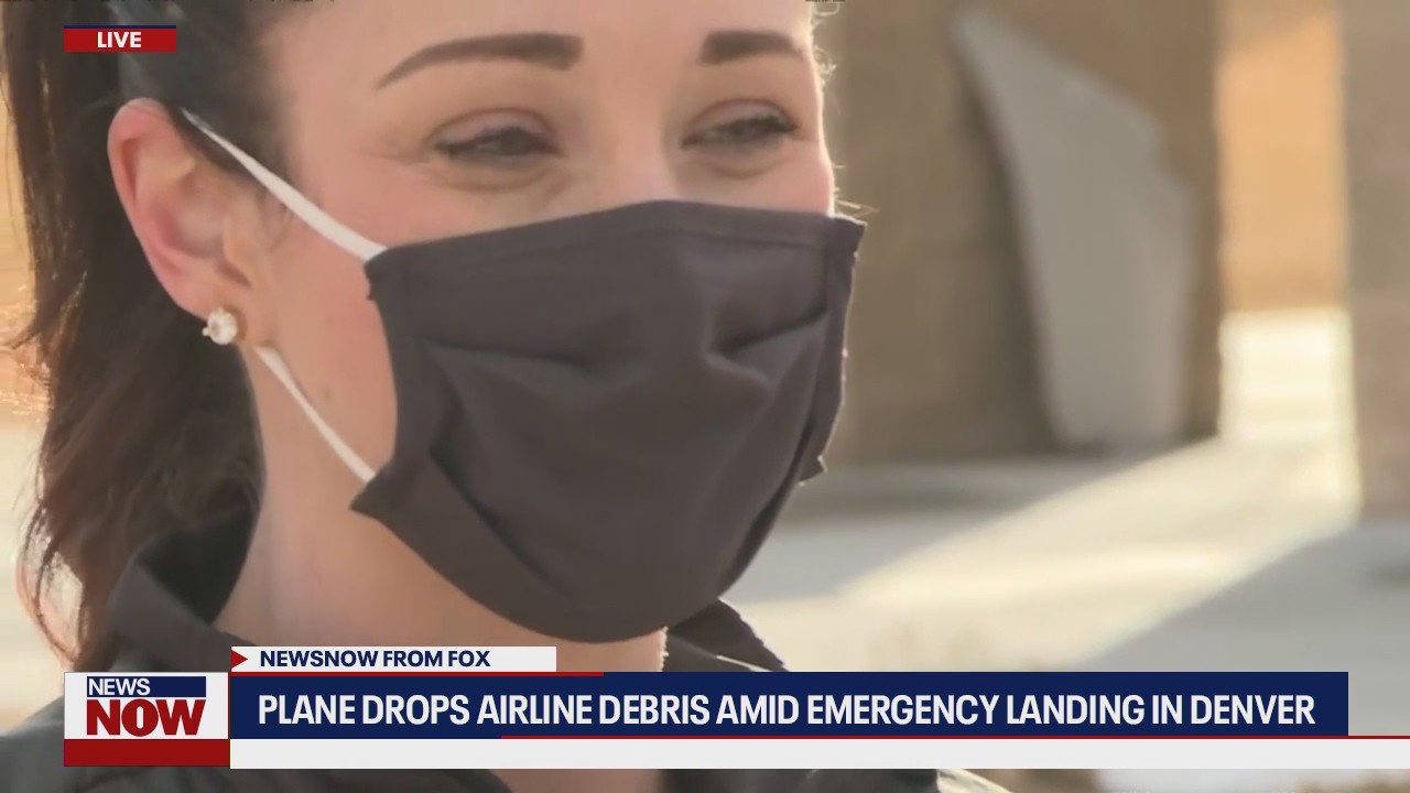Broomfield Police news conference after plane debris falls from sky over Colorado neighborhood