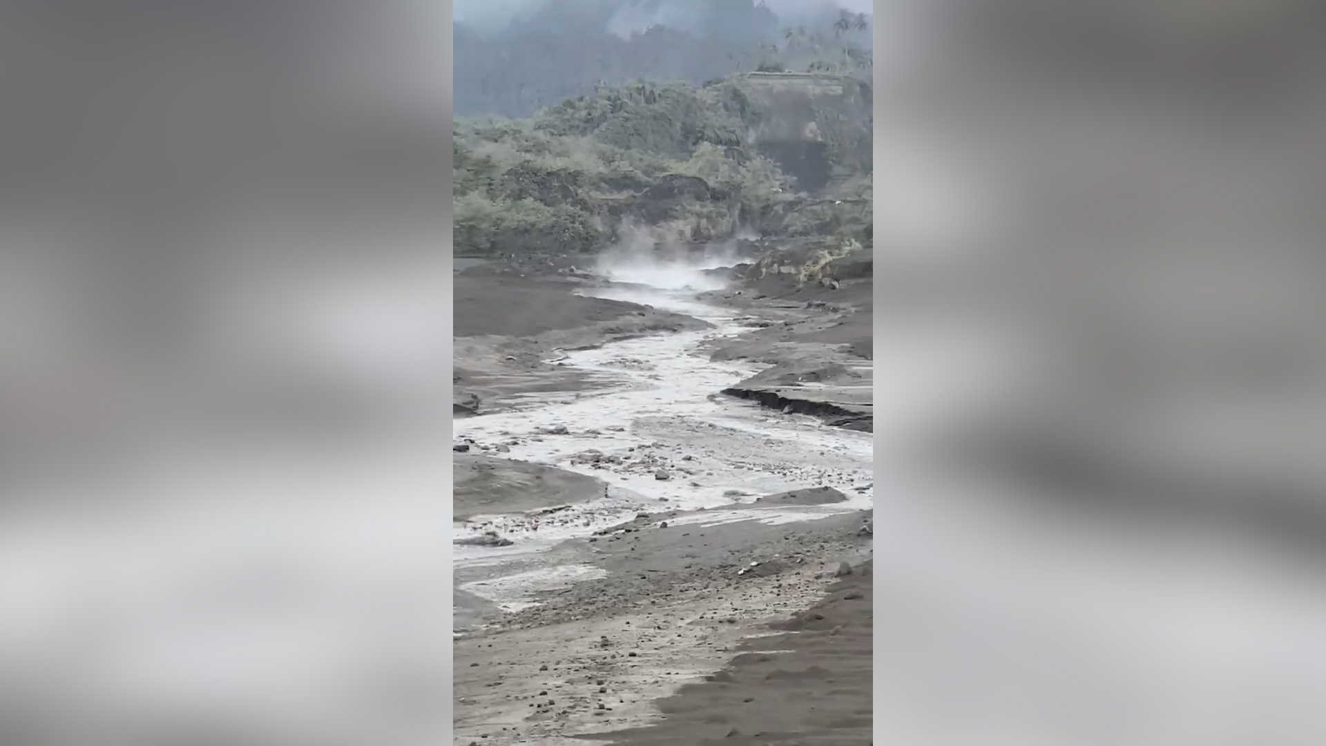 Volcanic river St. Vincent