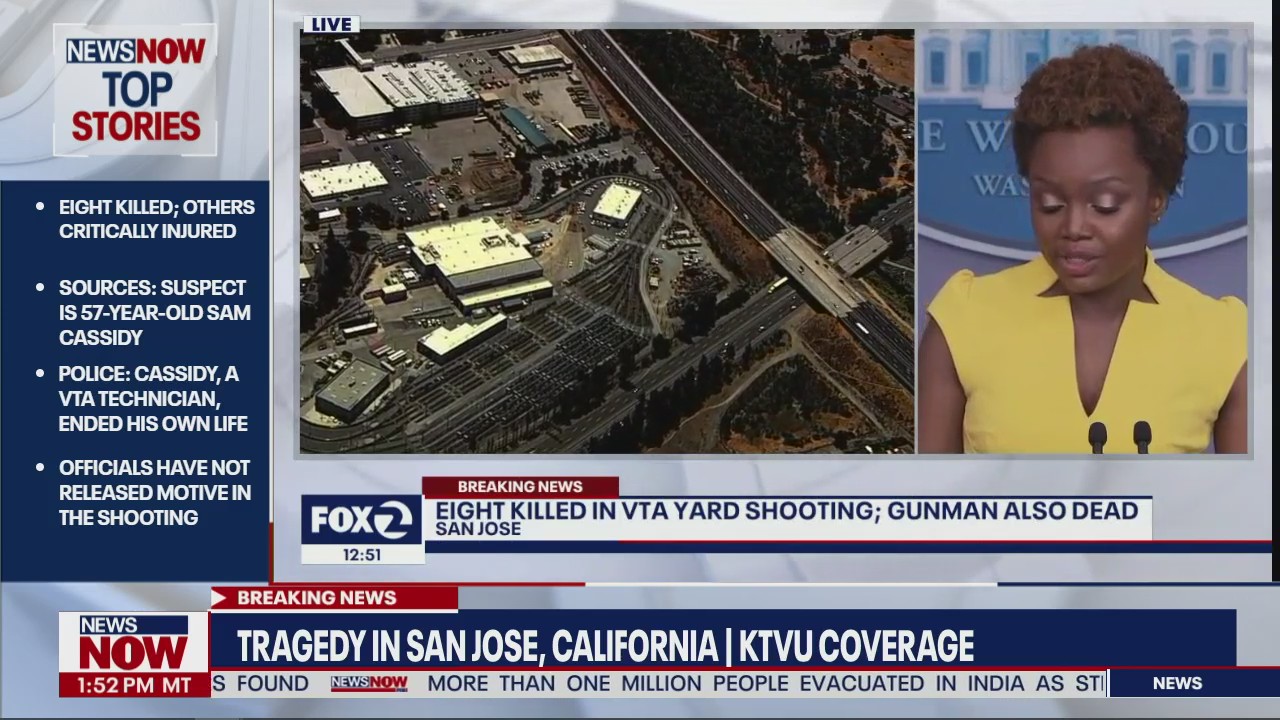 Karine Jean-Pierre speaks on shooting at Santa Clara Valley Transportation Authority