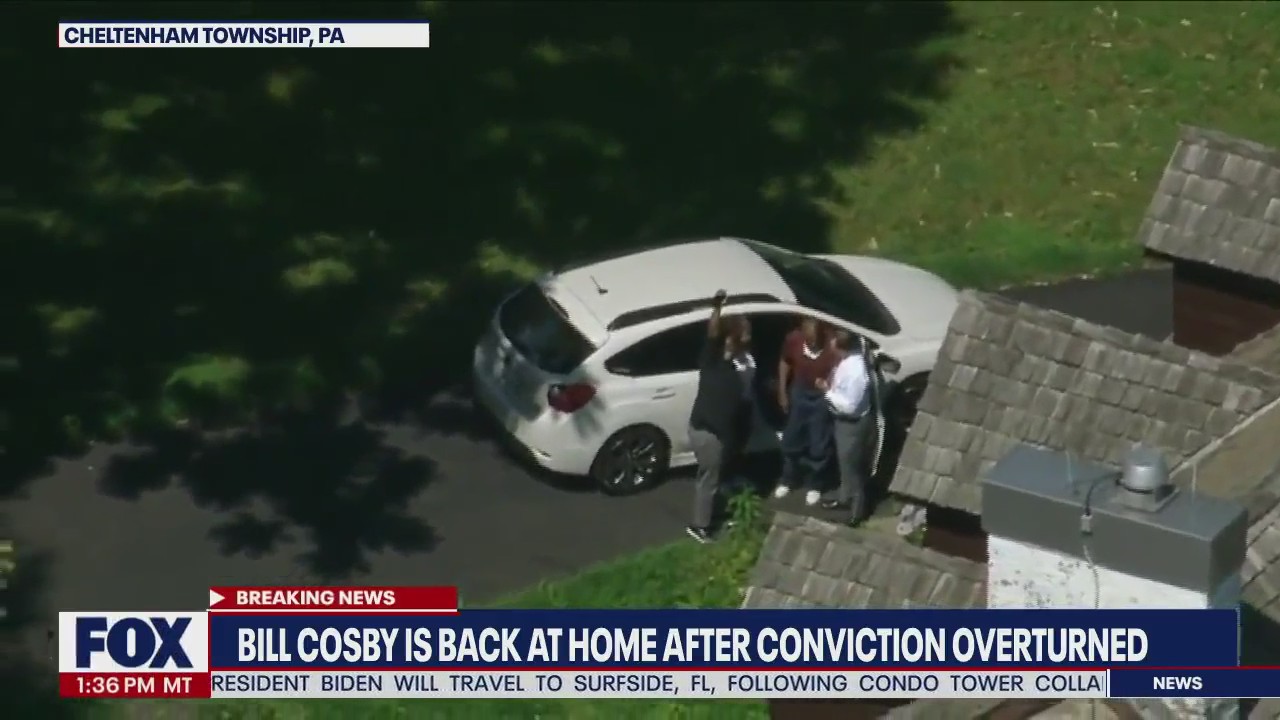 Bill Cosby arrives home after sex assault conviction is overturned I NewsNOW from FOX