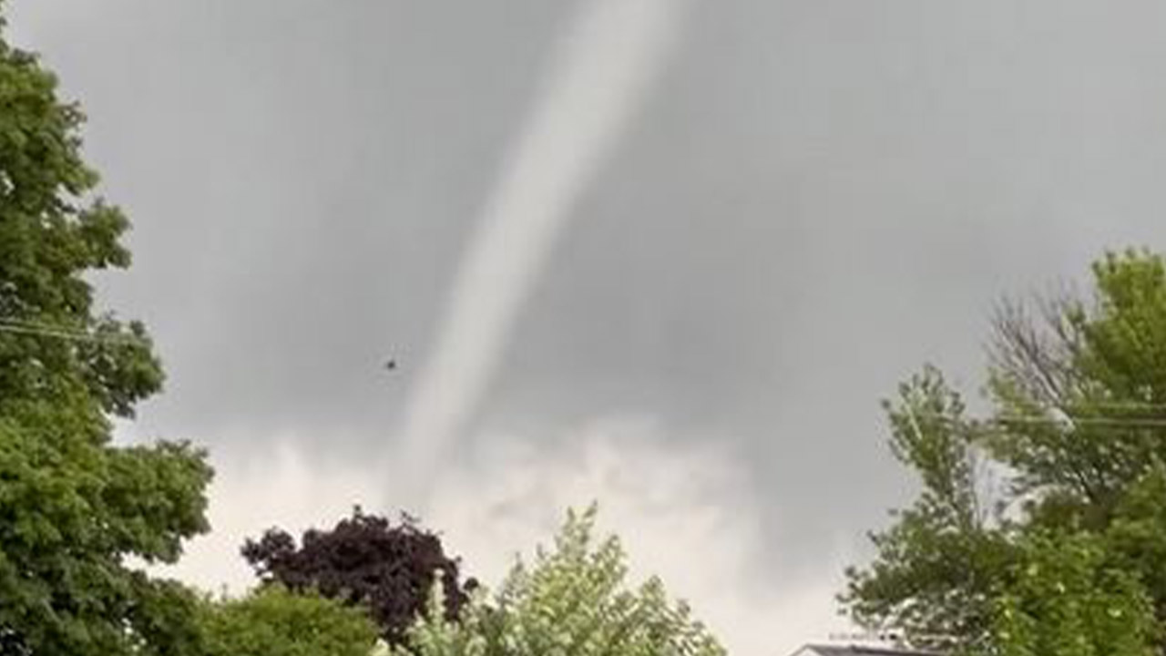 Tornado spotted near Stanhope, Iowa