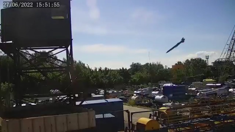 Watch: Video shows moment missile struck Ukrainian shopping mall